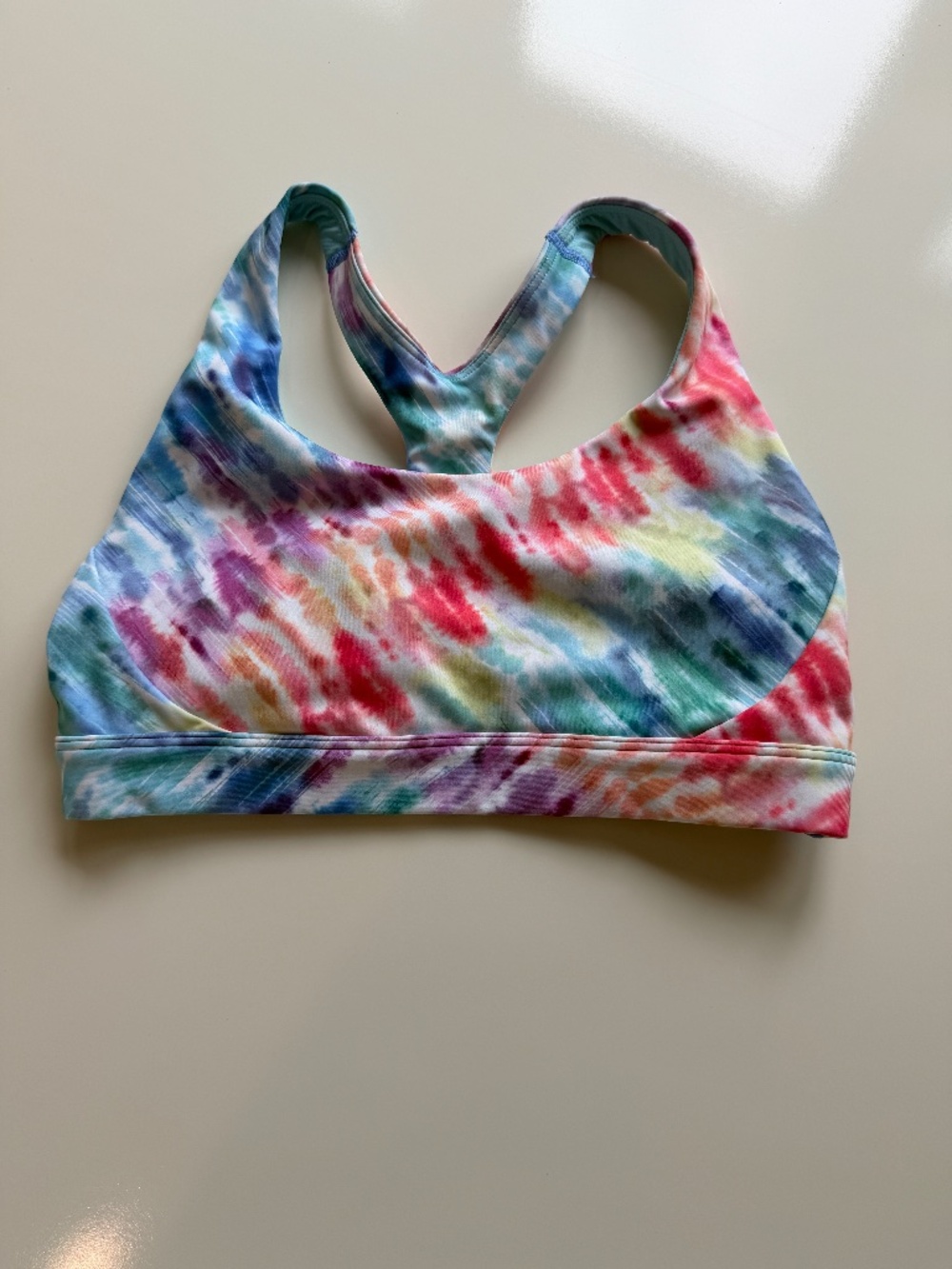 Athleta multicolor Women's sports bra, women's size S